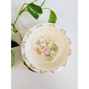 Vintage 1930s Bunnykins Bowl – Royal Doulton Bunnykins Nursery Ware